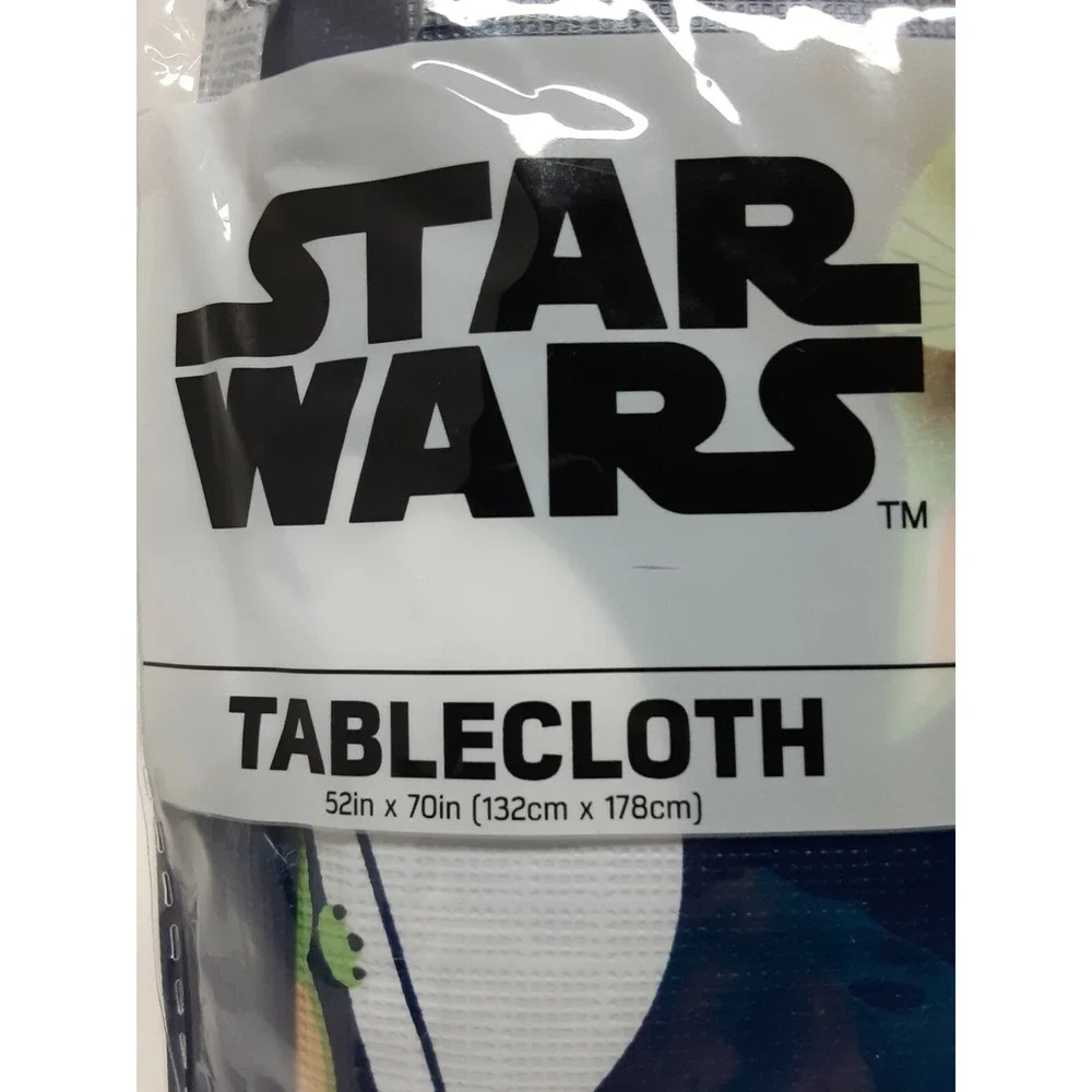 New‎ Disney Star Wars Mandalorian 52 in x 70 in (132cm x 177cm)Tablecloth